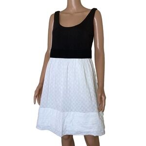 I.N. Studio dress AGB Dresses black/white knee length SZ 14 Youth fit/flare NEW